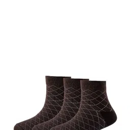 Cotstyle Men Pack Of 3 Patterned Pure Cotton Socks-11