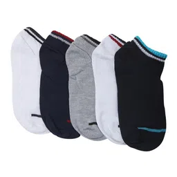 Bunnywave Unisex Pack Of 5 Assorted Ankle Length Socks-image-43
