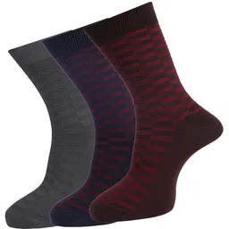 Dollar Socks Men Pack Of 3 Assorted Cotton Calf Ankle Socks-image-89
