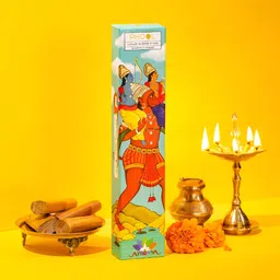 Phool Brown Textured Chandan Incense Stick-50