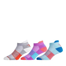 RC. ROYAL CLASS Women Pack Of 3 Blue Grey Patterned Socks-54