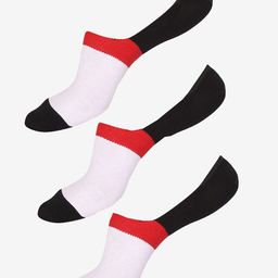 Bodycare Pack Of 3 Colorblocked Loafer Socks-image-58