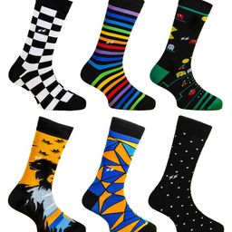 Papa Socks Pack Of 6 Breathable Calf-Length Socks-image-23