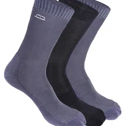 HEELIUM Odour-Free Breathable Bamboo Crew Length Formal Socks-35