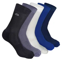 HEELIUM Odour-Free Breathable Bamboo Crew Length Formal Socks-29
