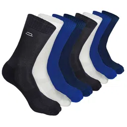 HEELIUM Odour-Free Breathable Bamboo Crew Length Formal Socks-image-34