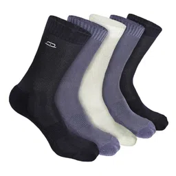 HEELIUM Odour-Free Breathable Bamboo Crew Length Formal Socks-42