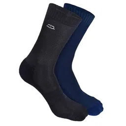 HEELIUM Odour-Free Breathable Bamboo Crew Length Formal Socks-19