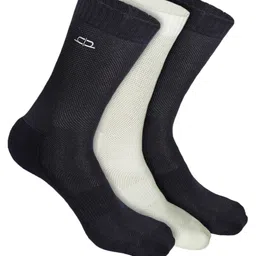 HEELIUM Odour-Free Breathable Bamboo Crew Length Formal Socks-56