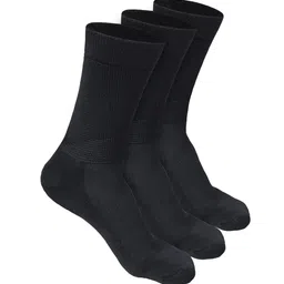 Heelium Odour-Free Breathable Bamboo Crew Length Formal Socks-22