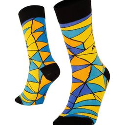 Papa Socks Breathable Calf-Length Socks-53