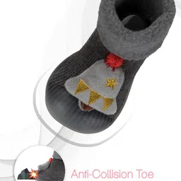Yellow Bee Infants Boys Patterned Cotton Anti-Skid Socks image 2