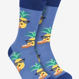 TOFFCRAFT Pack Of 4 Patterned Calf Length Socks image 4