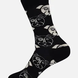 TOFFCRAFT Unisex Pack Of 4 Patterned Calf Length Socks image 2