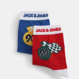 Jack & Jones Men Pack Of 2 Patterned Calf Length Socks image 4