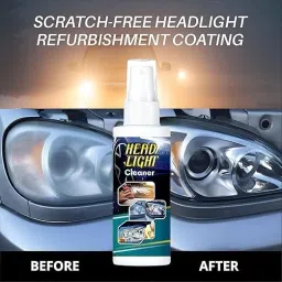 Yellowed Headlights Of Car & Bike Headlight Cleaning Kit-image-70