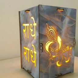 PREMIUM MDF RADHE RADHE LAMP WALL DECOR Table Lamp-image-12