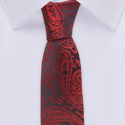 Cantabil Men Printed Tie with Pocket Square & Cufflinks Accessory Gift Set image 5