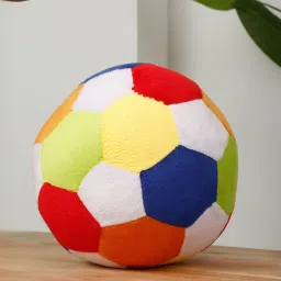 Multicolor Soft Plush Ball Toy for Babies & Toddlers – Lightweight, Safe & Fun- 25 cm-24