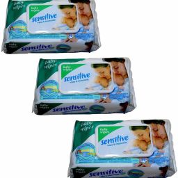 Baby Cotton Wipes with Flip Top Soft Cleansing Anti Bacterial Travel Pack Parabeen Free + Aloe and Chamomile with 90 Wipes in 1 Pack-27