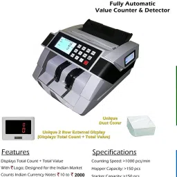 Security Store Mix Value Com Note Counting Machine image 4