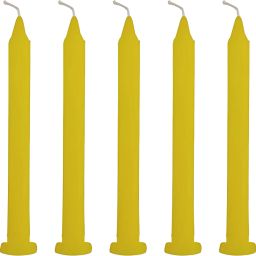 YELLOW Candles Long Burning for Outdoor, Camping, Emergency, Survival - 5 Pack Candle-image-7