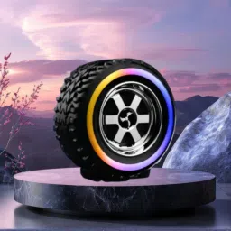 SACRO Tyre (PORTABLE BLUETOOTH DESKTOP SPEAKER) With Crystal Clear SoundL319 10 W Bluetooth Laptop/Desktop Speaker-47