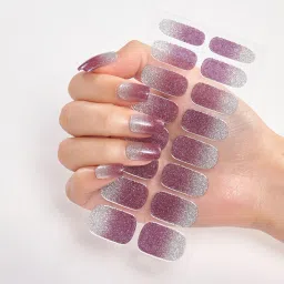3D Nails Stickers Women,Girls,Waterproof Nail Art Glittery Luxury Extension Self-13