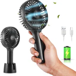 StonSell Portable Hand fan Rechargeable with Charging USB , Speed Mode 3 Cooler-image-55