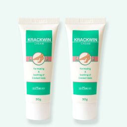 Krackwin Foot Crack Cream – 30g (Pack of 2) | Fast Relief from Cracked Heels-image-2