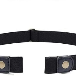 Women Casual Black Fabric Reversible Belt-image-25