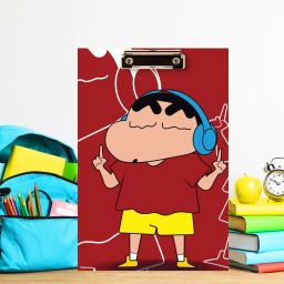 Shin Chan Digital Reprint Clip Board Exam Pad (14x9.5 Inches)-31