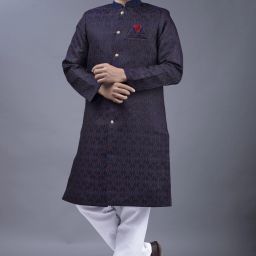 Brand Boy Printed Sherwani-image-62