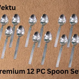 Premium Spoon/Stainless Steel/Tea/Table/Soup/Desert/Dinner/12PC77 Stainless Steel Table Spoon Set-22