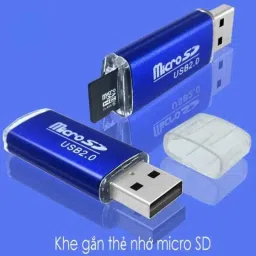TECHGEAR New Portable USB 2.0 Adapter Micro SD SDHC Memory Card Reader Writer Flash Drive Card Reader-12