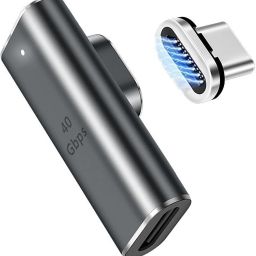 Etzin USB C Magnetic Adapter , 90 Degree Magnetic USB C Adapter 24 Pin USB Charger-image-21