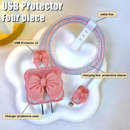 MOBISINGH Silicone Pull String Headphone Case For Compatible with Apple 20W Adapter image 2