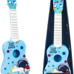 Space Theme 17 Inch guitar Acoustic Music Toys for Kids, Educational Toy Guitar-image-43