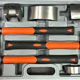 Denting Kit Auto Body Fender Repair Hammer and Dolly Set Vehicle Tool Kit-image-3