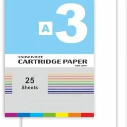 premium quality A3 CARTRIDGE PAPER 50 SHEETS UNRULED A3 140 gsm A3 Paper image 4