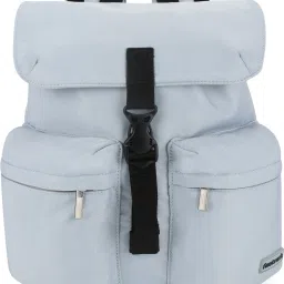 10.45 L Laptop Backpack Silver Grey Backpack for Girls-image-52