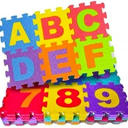 vida VIDA36 Pieces Puzzle Foam Mat for Kids Interlocking Alphabet and Number image 2