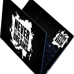 Flipkart SmartBuy Full Body Laptop Skin Sticker - Dreams White Black Self Adhesive Vinyl Laptop Decal 15.6-image-89