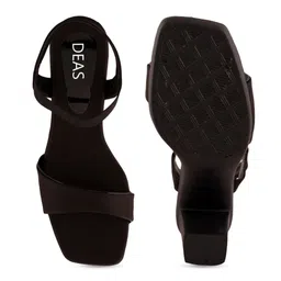 DEAS Open Toe Block Heels With Backstrap image 4