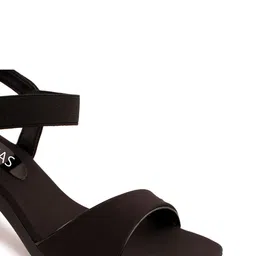 DEAS Open Toe Block Heels With Backstrap image 4