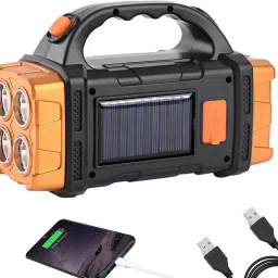 linist Rechargeable Lantern Flashlight – Solar & USB Powered with 4 Light Modes 3 hrs Torch Emergency Light image 5