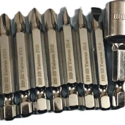 11-Pcs Screwdriver Bit Set with Nut Setter PH1, PH2, PH3, PZ1, PZ2, PZ3 H9 11-Pieces Screwdriver Bit Set with Nut Setter Screwdriver Bit Set image 3