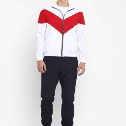 OFF LIMITS Men White & Red Colourblocked Tracksuit-image-62