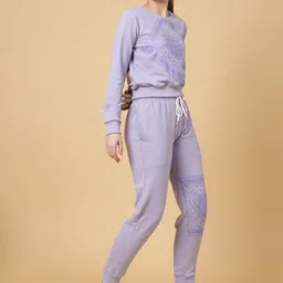 Rigo Ethnic Motifs Printed Round Neck Sweatshirt with Joggers Co-ord Set-picture-19