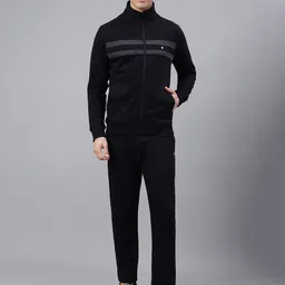 FCK GOLD Mock Collar Jacket With Track Pants-picture-9